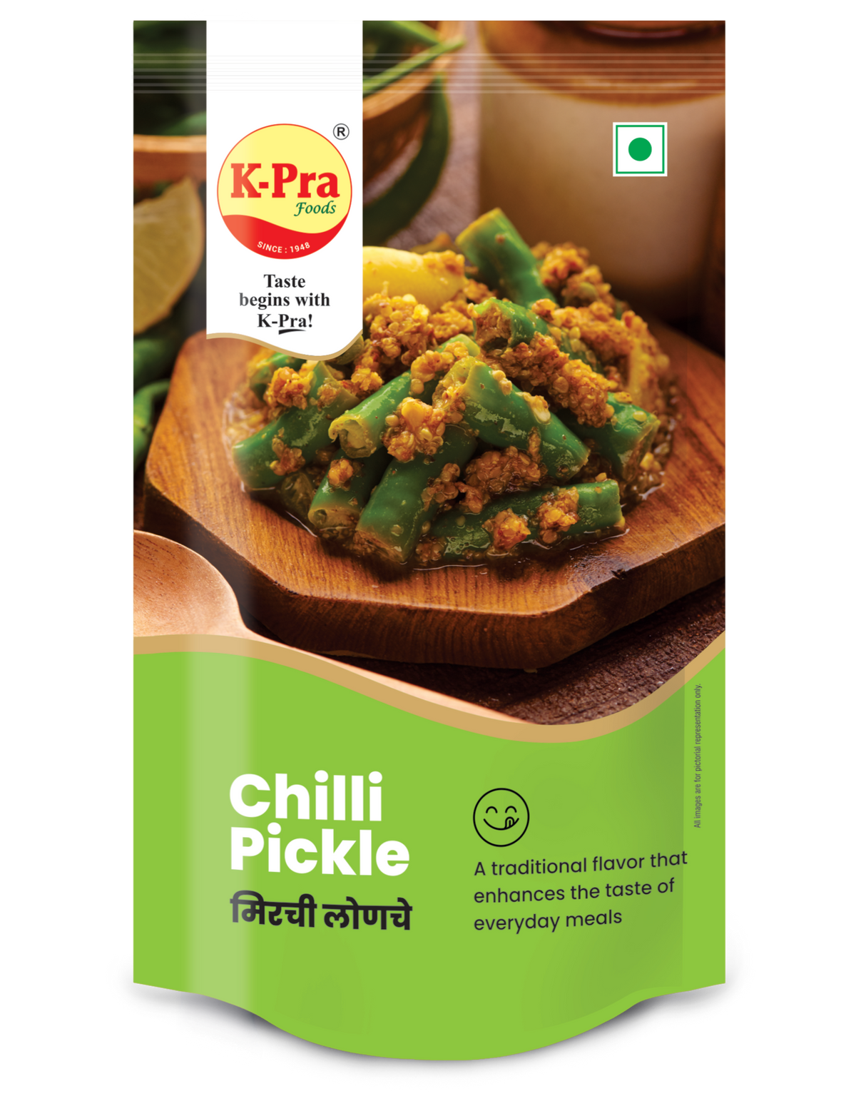 K-PRA CHILLI PICKLE 200gm Pouch