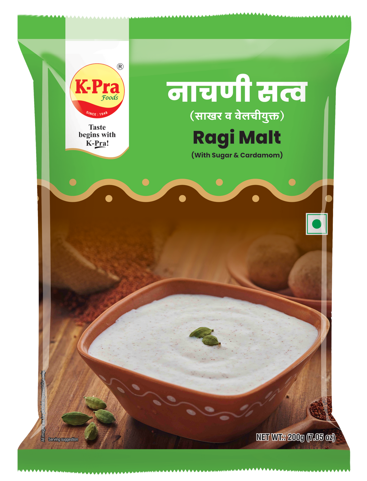 RAGI / NACHANI SATVA WITH SUGAR (Pouch)