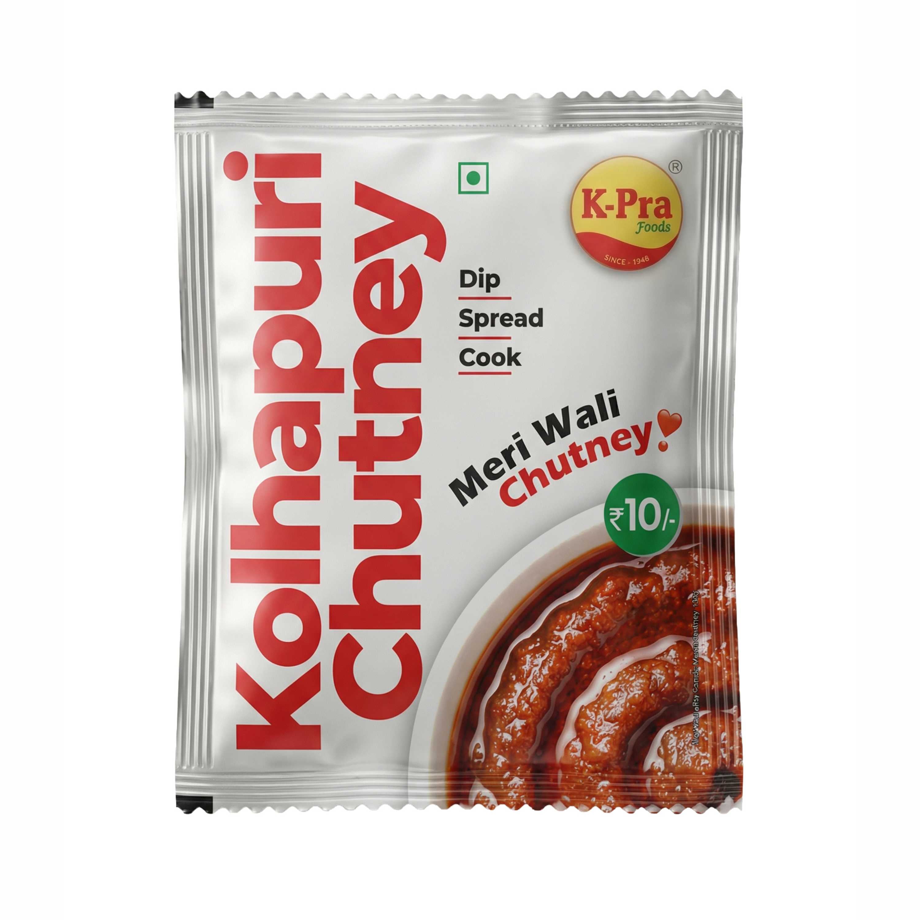 Kolhapuri Chutney  & Achari Chutney Pouch Combo