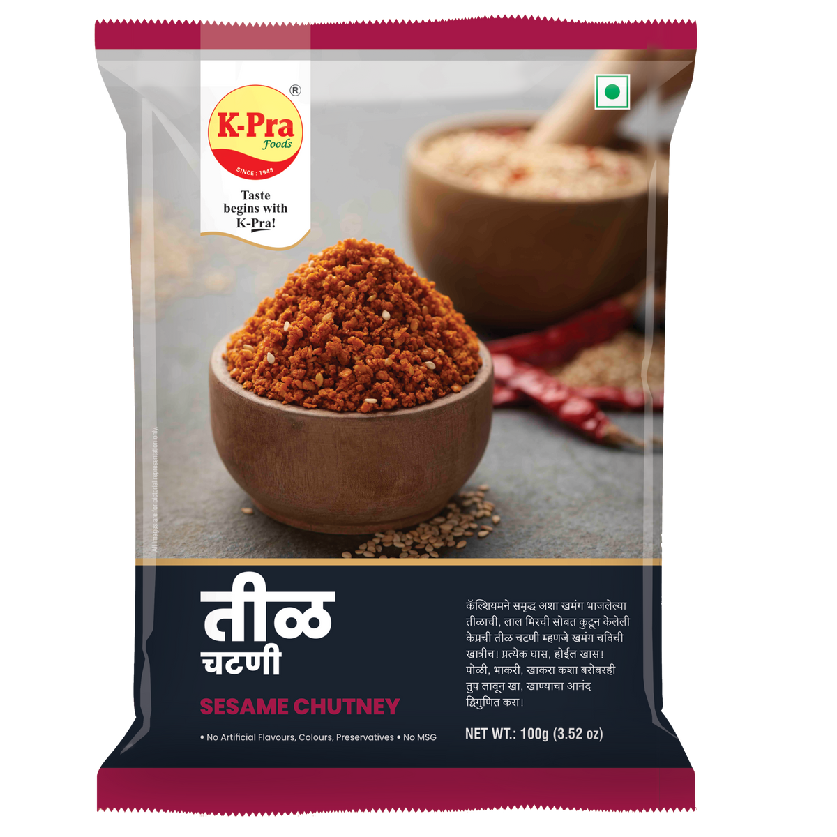 TEEL CHUTNEY 100gm- Pouch